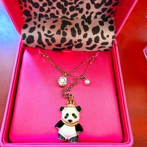 Betsey Johnson Panda necklace